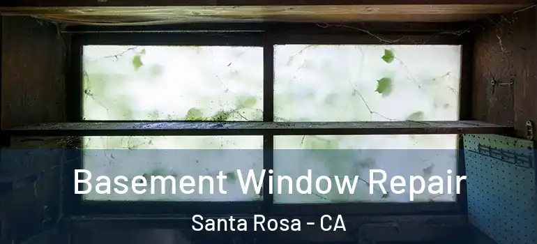  Basement Window Repair Santa Rosa - CA