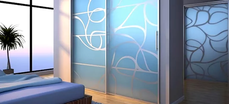 Frosting Glass Cabinet Doors in Santa Rosa, CA