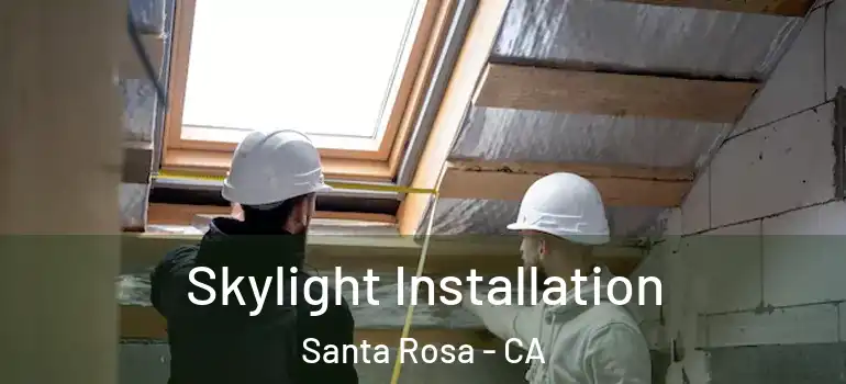  Skylight Installation Santa Rosa - CA