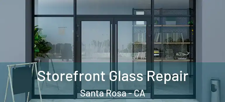 Storefront Glass Repair Santa Rosa - CA